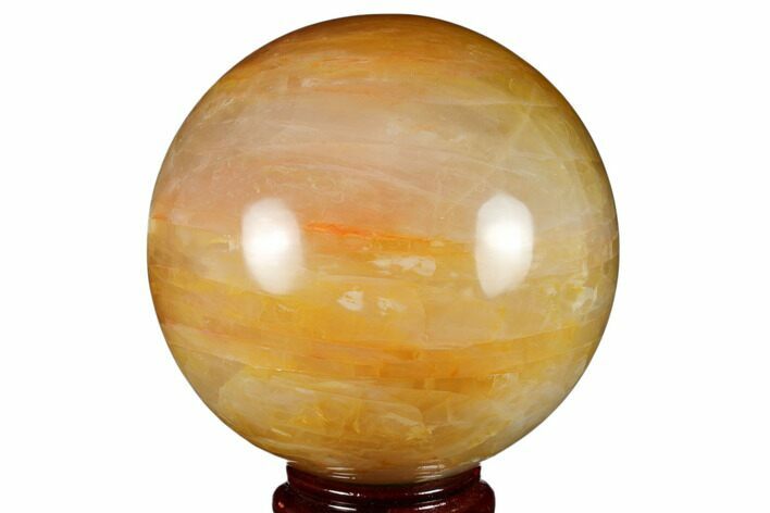 Captivating, Polished Hematoid Quartz Sphere #185603